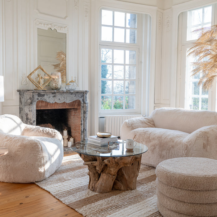 J-Line geurkaars M-Chic - metaal - goud - large - 44U