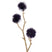 J-Line decoratie Tak Echinops - kunststof - paars|goud - 24 stuks