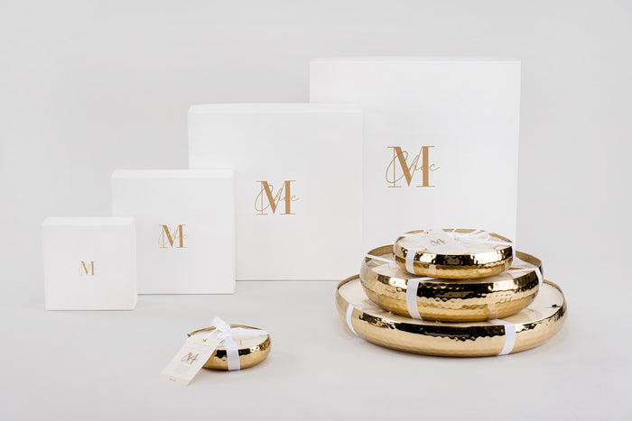 J-Line geurkaars M-Chic - metaal - goud - XL - 35U