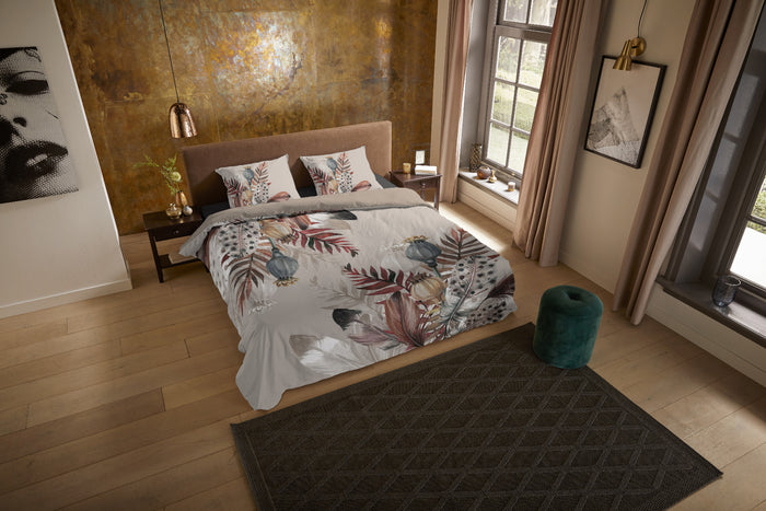 Pure Dekbedovertrek Micropercal Famm - taupe