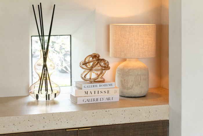 J-Line geurolie + stokjes Nordic Vetiver - glas - amber - sm