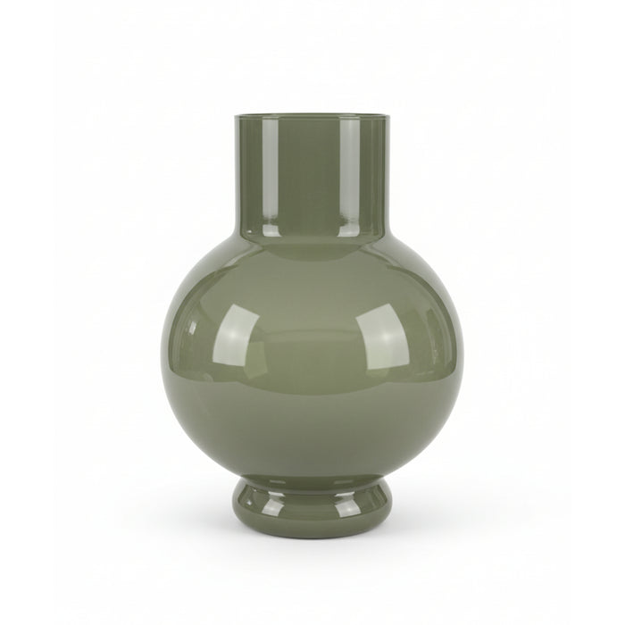 Vaas Deborah Groen - Glas - 31x39x31cm (BxHxD)