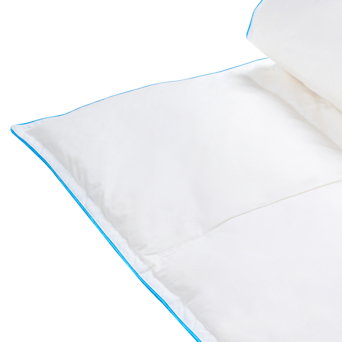 Beliani-CERVINO-Dekbed licht warm-Wit-220 x 240 cm-Eendendons