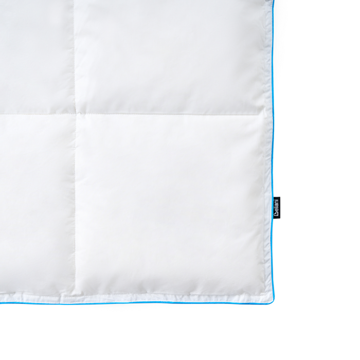 Beliani-CERVINO-Dekbed licht warm-Wit-220 x 240 cm-Eendendons