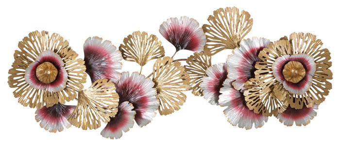 3D decoratief paneel in veelkleurig metaal 130x5,5x54 cm