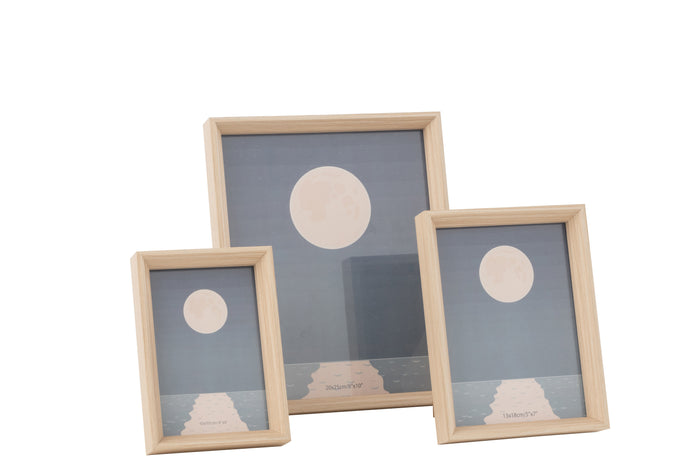 J-Line fotolijst Sylvie - hout - naturel - large