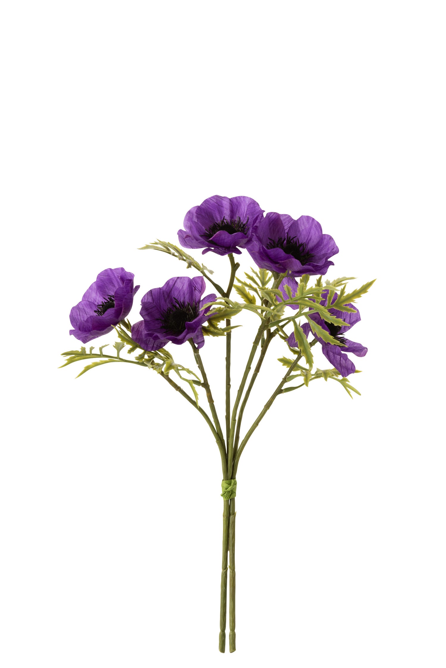 J-Line boeket Klaproos - kunststof - geel