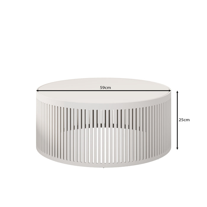 Meubella - Salontafel Vanya - Zwart - 59 cm