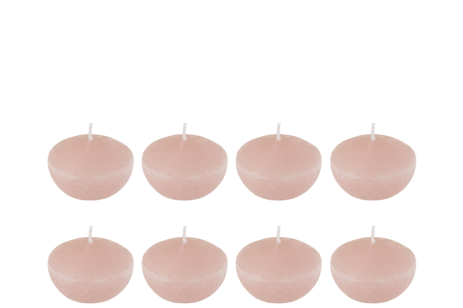 J-Line drijfkaars - roze - small - 4U - doos van 8