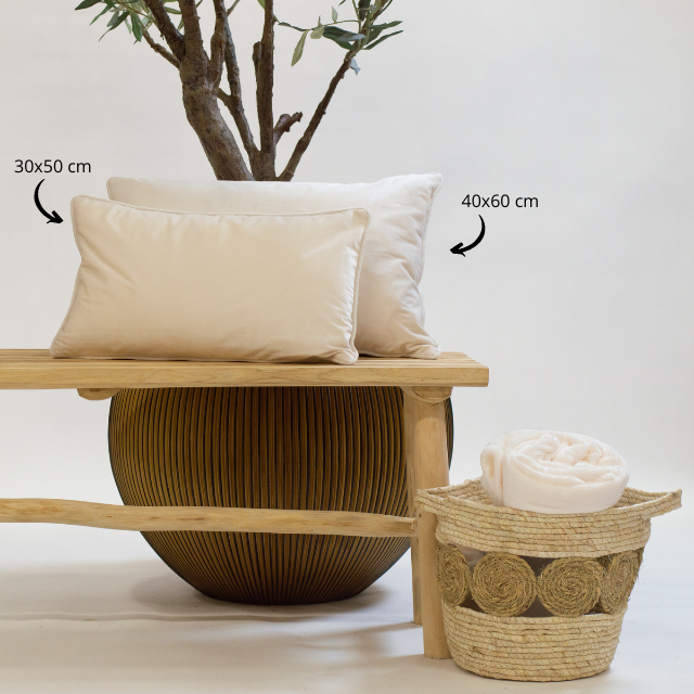 Dutch Decor kussenhoes FINN - 30x50 cm Snow White