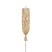 J-Line gedroogde Bladeren - jute - naturel - small