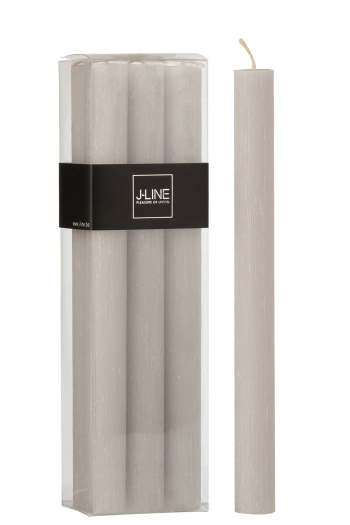 J-Line tafelkaars - lichtgrijs - 9U - doos van 6
