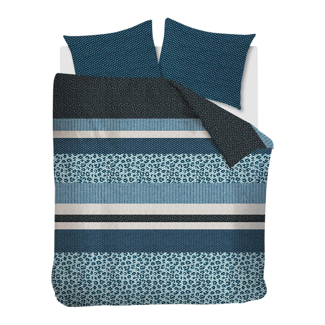 Beddinghouse Gino Dekbedovertrek 200 x 220 cm - Blauw