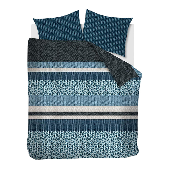 Beddinghouse Gino Dekbedovertrek 200 x 220 cm - Blauw