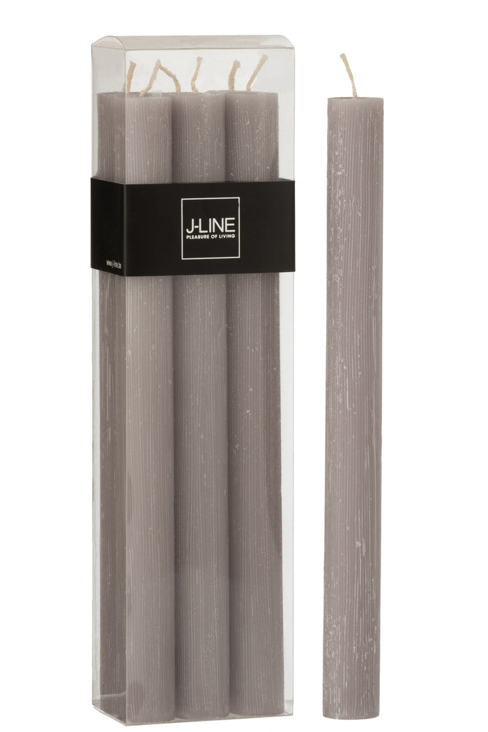 J-Line tafelkaars - donkergrijs - 9U - doos van 6