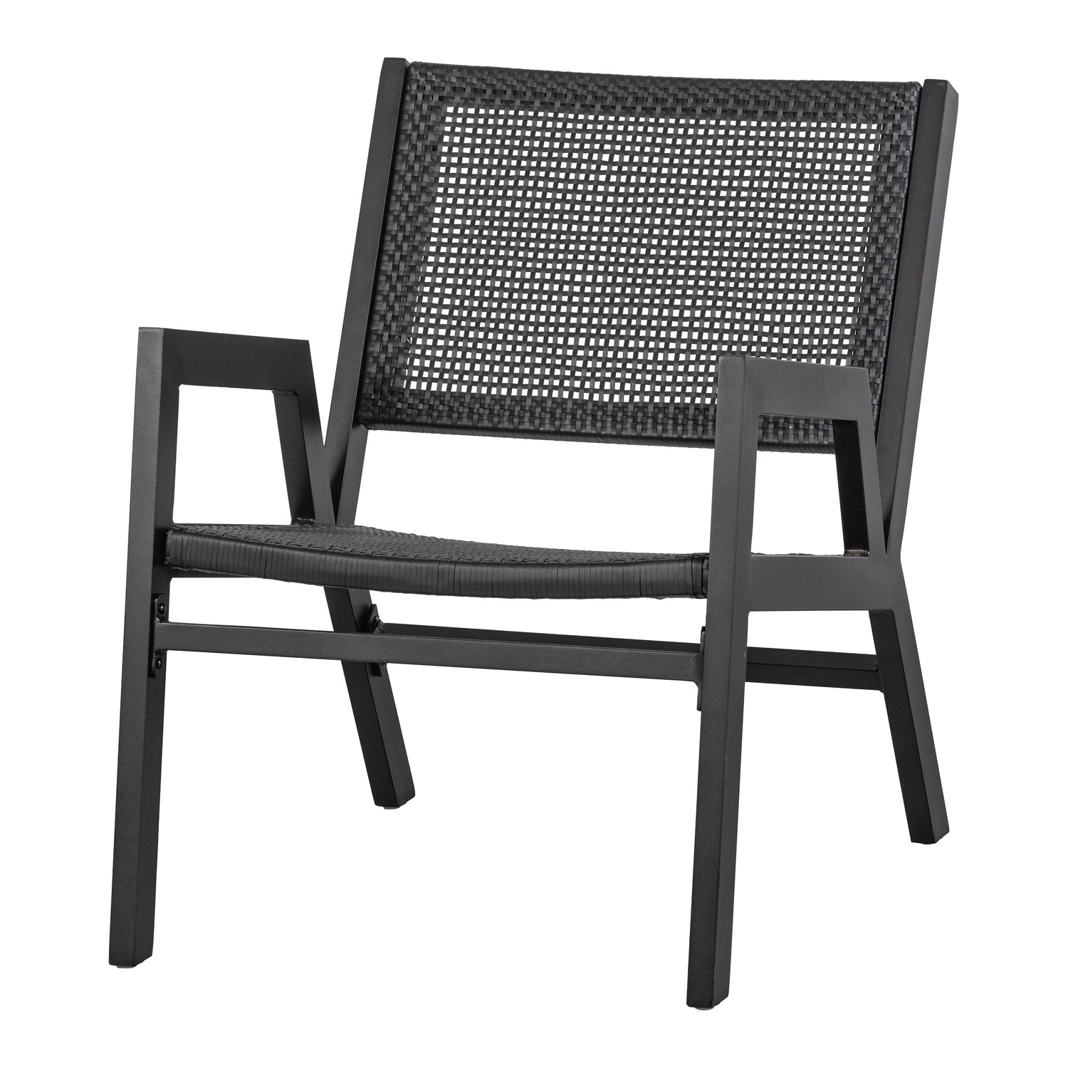 Woood Puk Fauteuil Met Armleuning - Zwart