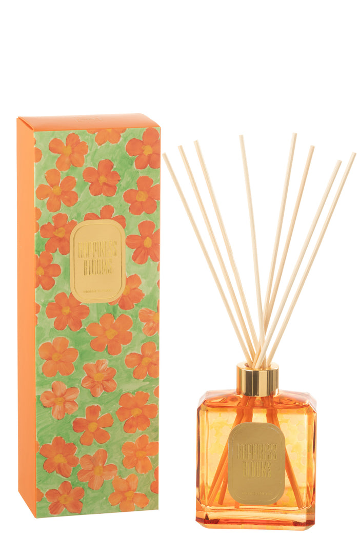 J-Line geurolie Hapiness Blooms - Orange Flowers - oranje