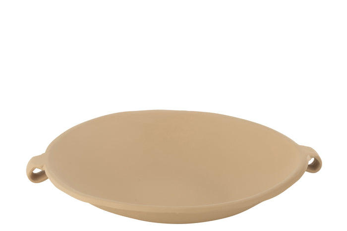 J-Line plateau Agra - aluminium - beige