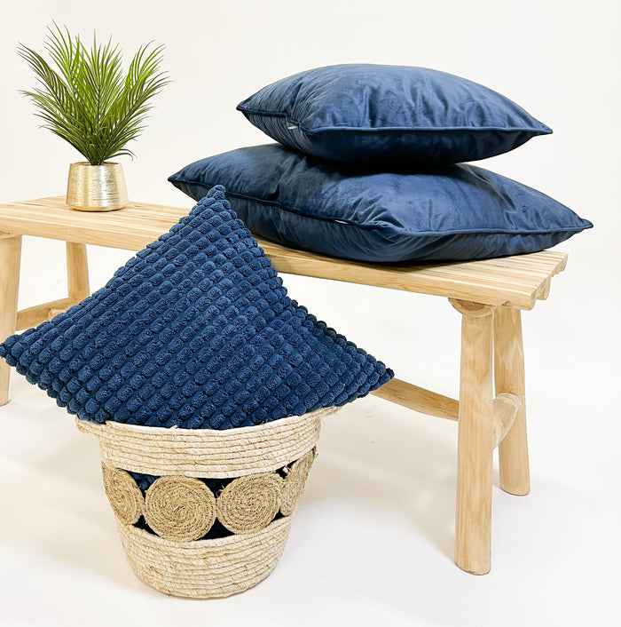 Dutch Decor sierkussen FINN - 60x60 cm Insignia Blue