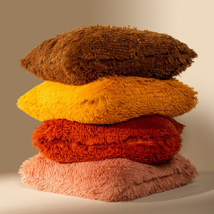 Dutch Decor sierkussen FLUFFY - 45x45 cm Potters Clay