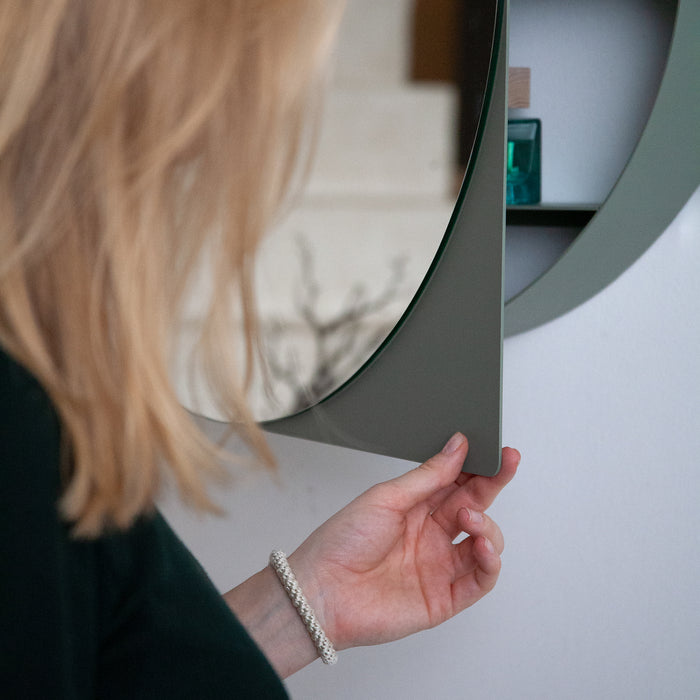 Spinder x BUDDE spiegelkast Sonnet L - Dusty Green