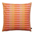 FÉST Stripes & Checks Sierkussen 60 x 60 cm - Purple / Orange