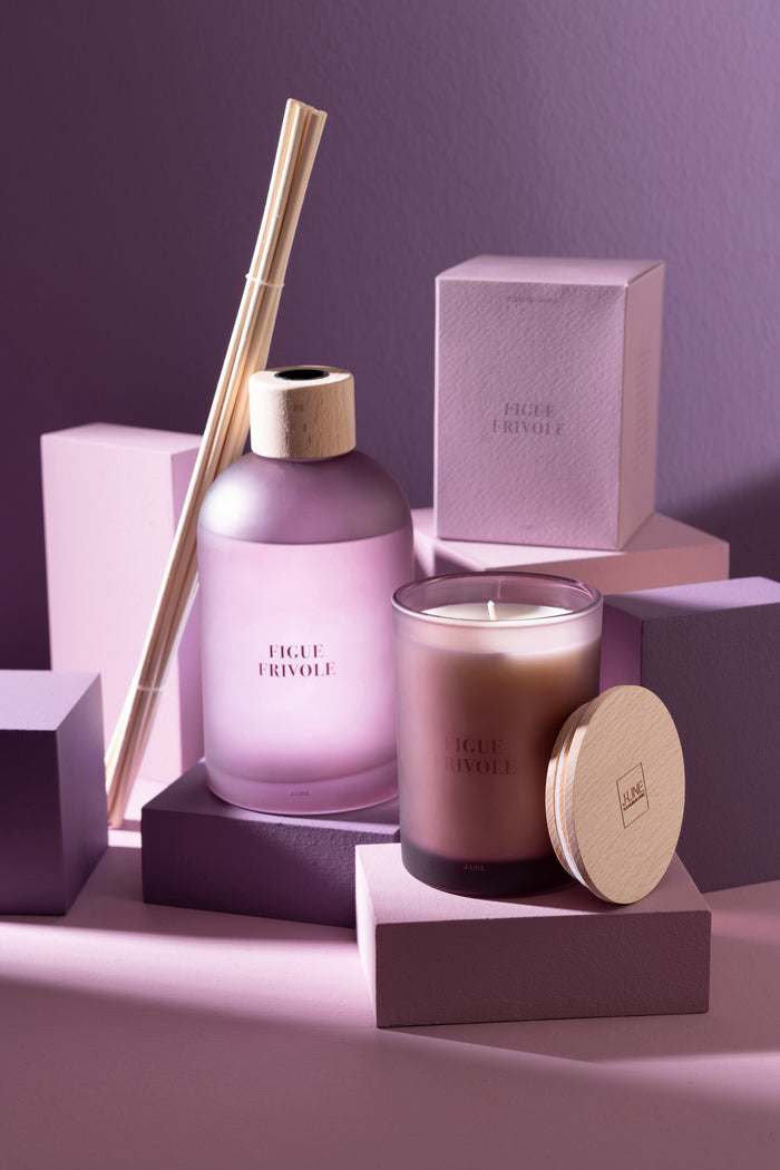 J-Line geurolie + stokjes Accords Essentiels - Figue Frivole