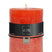 J-Line cilinderkaars - oranje - extra large - 95U - 6 stuks