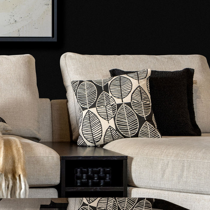 Dutch Decor kussenhoes DAKOTA - 45x45 cm Raven