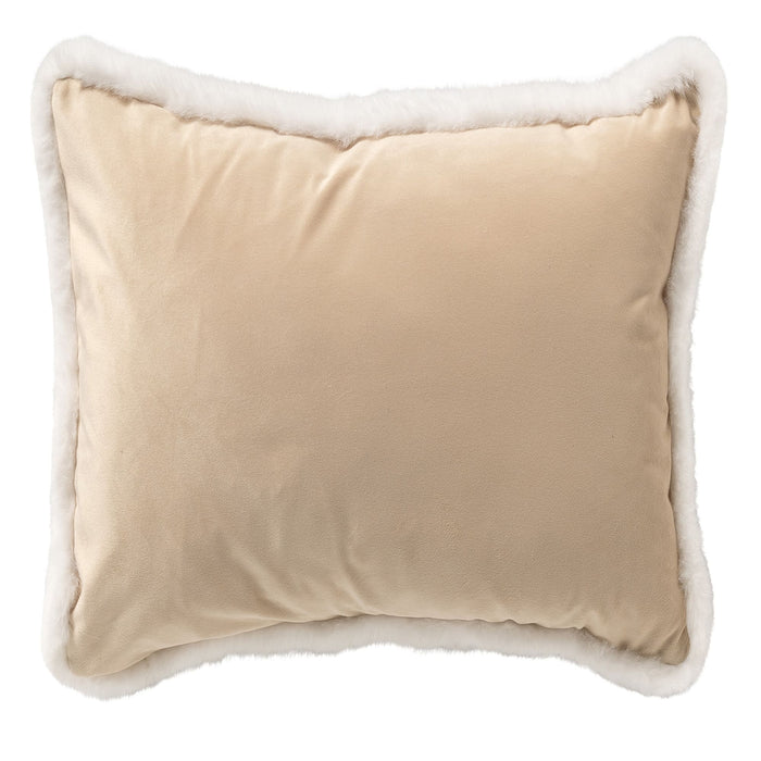 Arbre - Kerst sierkussen - 45x45 cm, wit