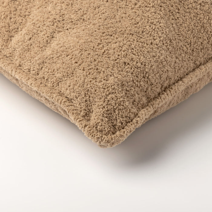 Teddy - Kerst sierkussen - 45x45 cm, beige