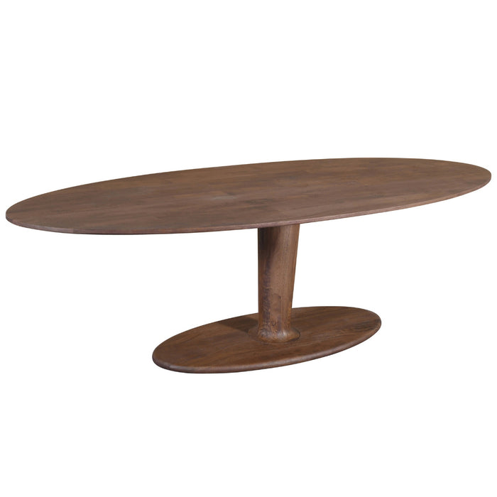 DÉJA Living - Eettafel Donkerbruin Mangohout - 200x100x76cm - Xàtiva