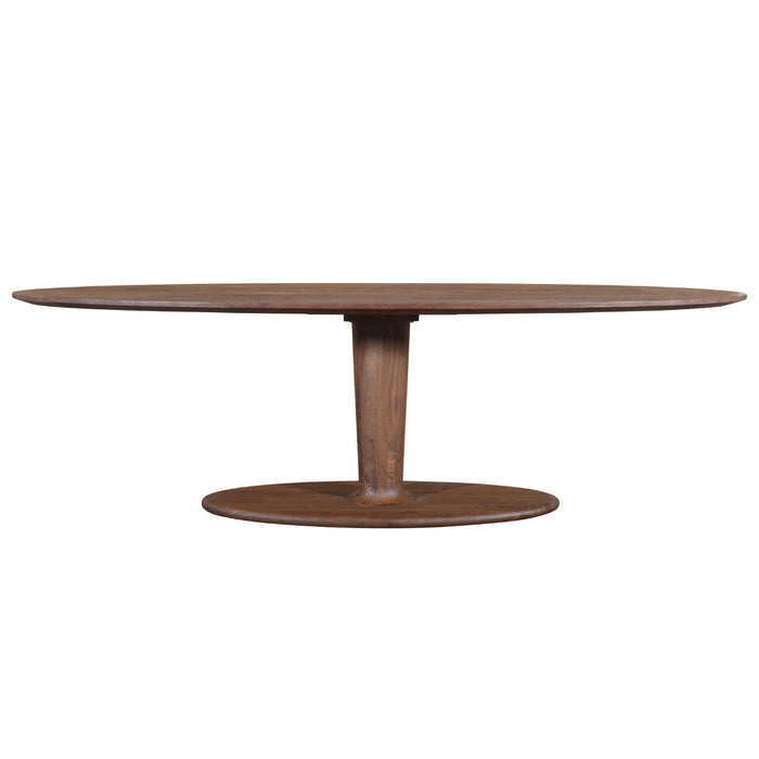 DÉJA Living - Eettafel Donkerbruin Mangohout - 200x100x76cm - Xàtiva