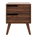 by fonQ Nordo Nachtkastje - Links - Walnoot