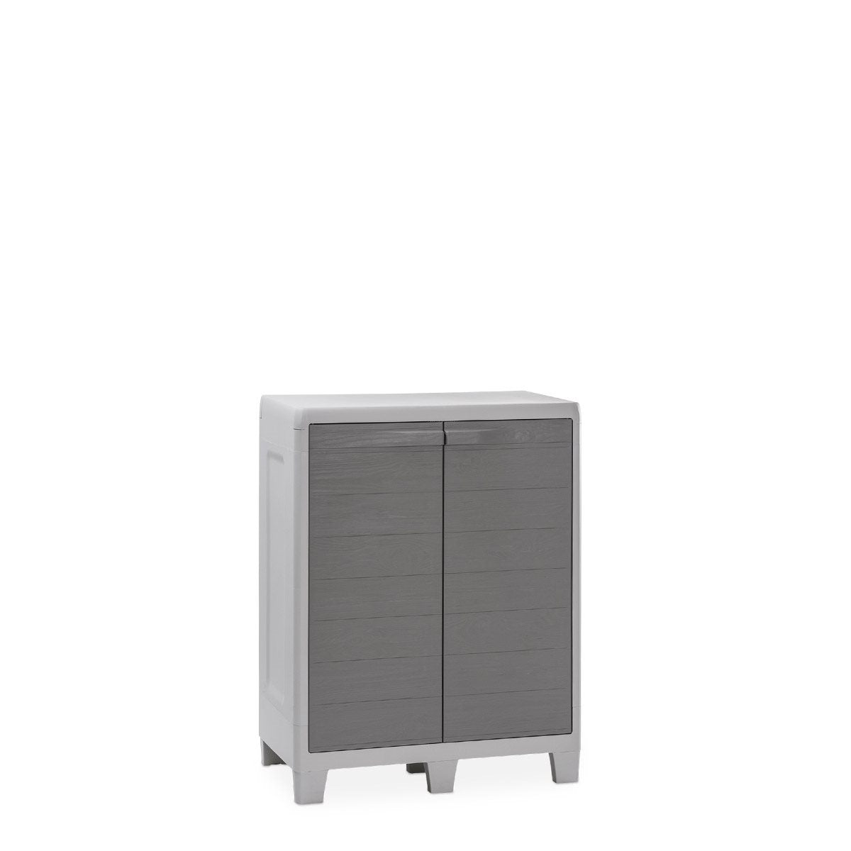 Toomax Woody's XL opbergkast laag - lichtgrijs|donkergrijs