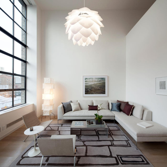 Umage Silvia Medium hanglamp white - met koordset wit - Ø 50 cm