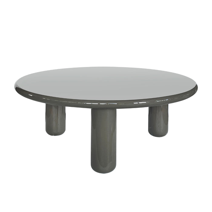 DÉJA Living - Salontafel Kaki Groen Glossy MDF - 90x90x35cm - Jelsa