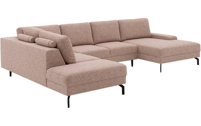 Goossens U Bank Valdena, Ligelement links + 3 zits zonder arm + chaise