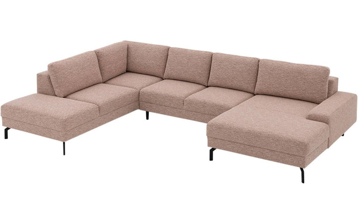 Goossens U Bank Valdena, Ligelement links + 3 zits zonder arm + chaise