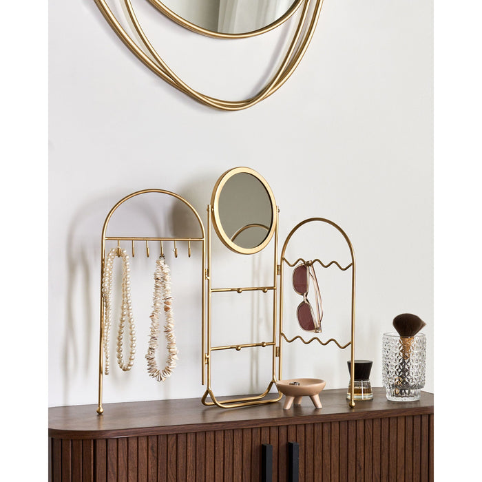 Beliani - PIROU - Juwelenstandaard - Goud - IJzer