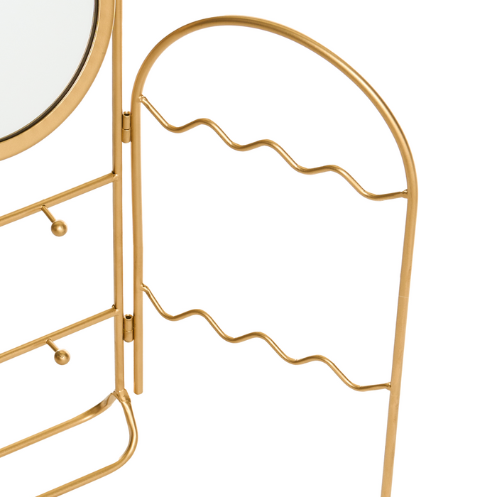 Beliani - PIROU - Juwelenstandaard - Goud - IJzer