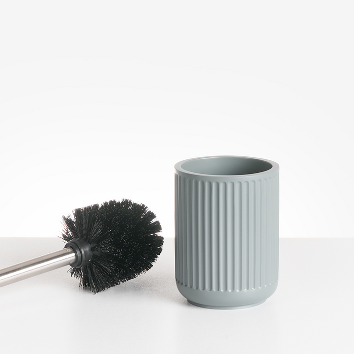 Beliani - HUARMEY - Badkameraccessoireset - Lichtgrijs - Polyresin