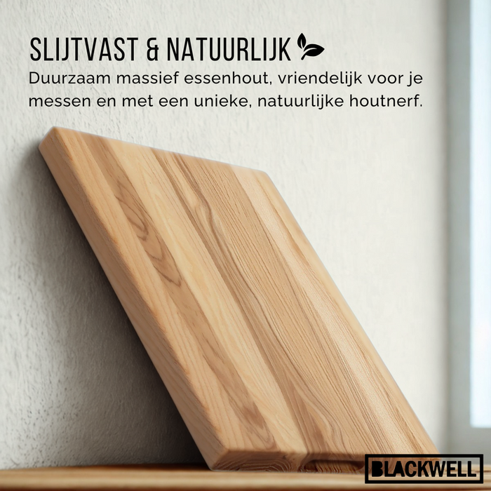 Blackwell Houten Snijplank - Met Greep - Beukenhout -  60 x 40 x 4 cm