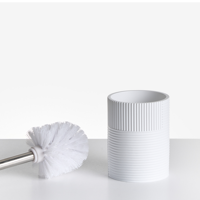 Beliani - SEPAHUA - Badkameraccessoireset - Wit - Polyresin