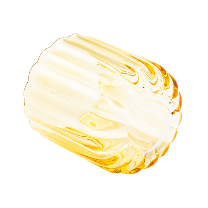 Tumbler Gaia | Set van 4 | whiskeyglas | 35cl | drinkglas | oker