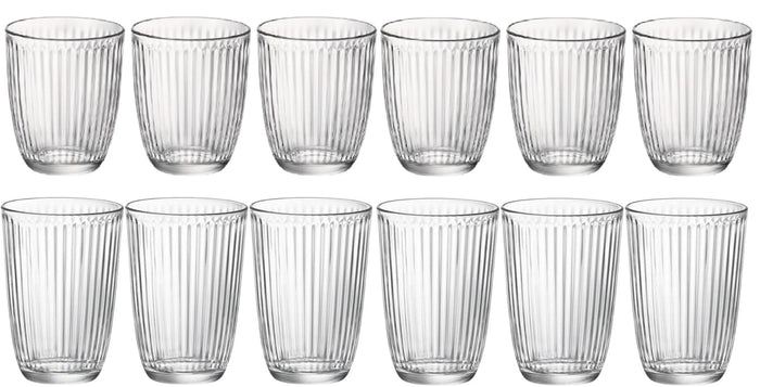 Bormioli Rocco Glazenset - Longdrinkglazen - Waterglazen - Line - 12 stuks