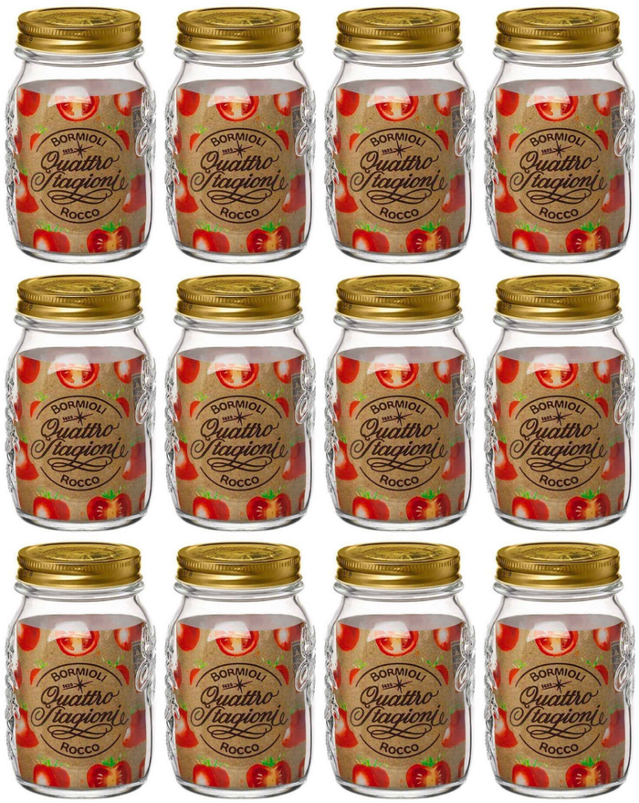 Bormioli Rocco Weckpotten Quattro Stagioni - ø 9 cm | 500 ml - 12 stuks