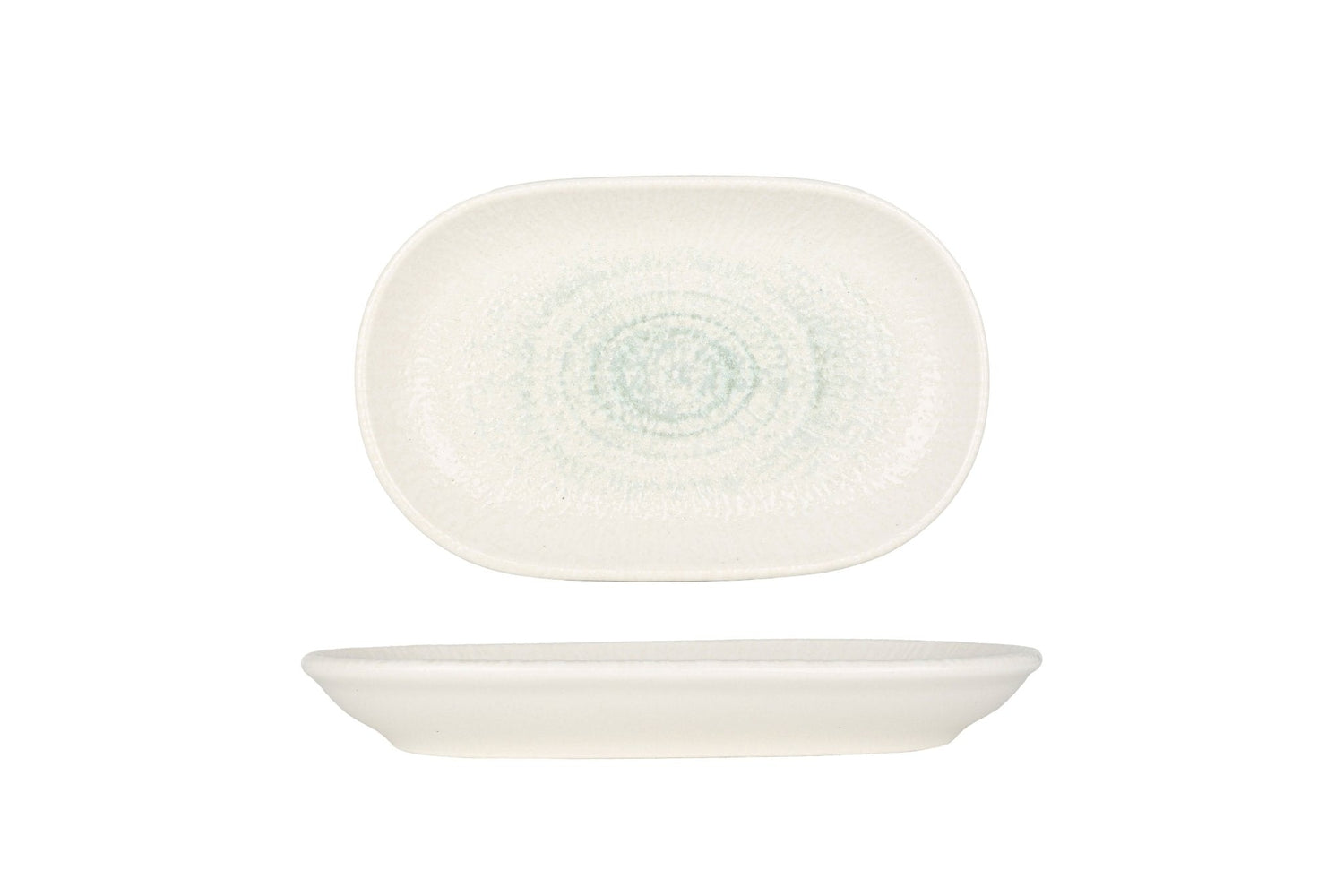 ID Fine Serveerschaal - Glacier - Porselein - 18 cm - set van 2