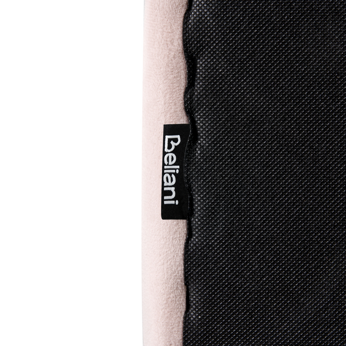 Beliani - LUNAN - Bed - Pastelroze - 120 x 200 cm - Fluweel