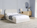 Beliani-CHALLANS-Bed met opbergruimte-Off-white-140 x 200 cm-Stof